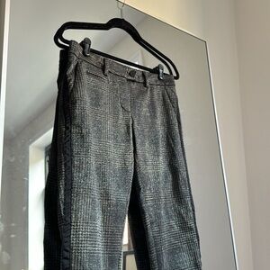 Mason’s glittery plaid pants with side stripe
